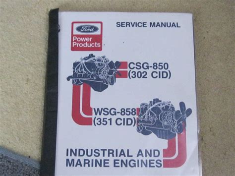 ford 302 and 351 marine service manual Kindle Editon